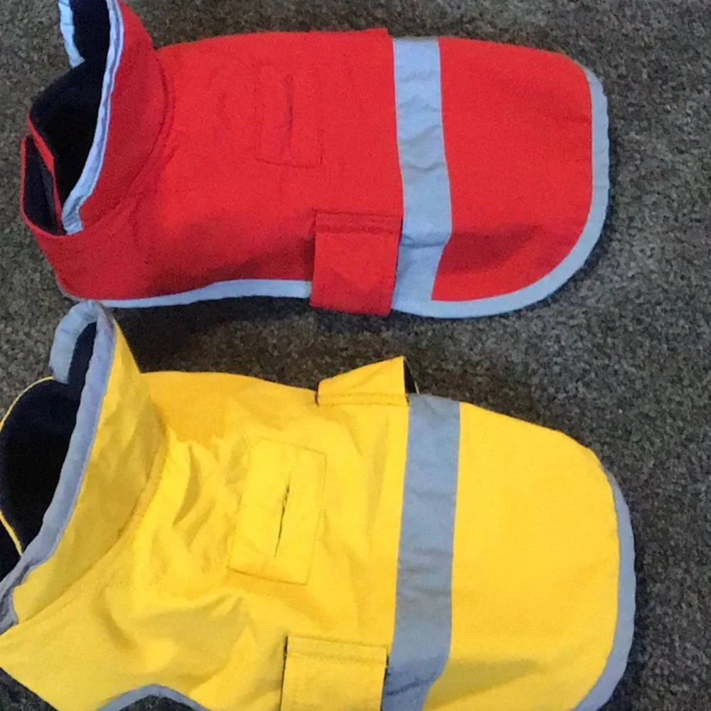 Lands End pet rain and snow jacket bundle